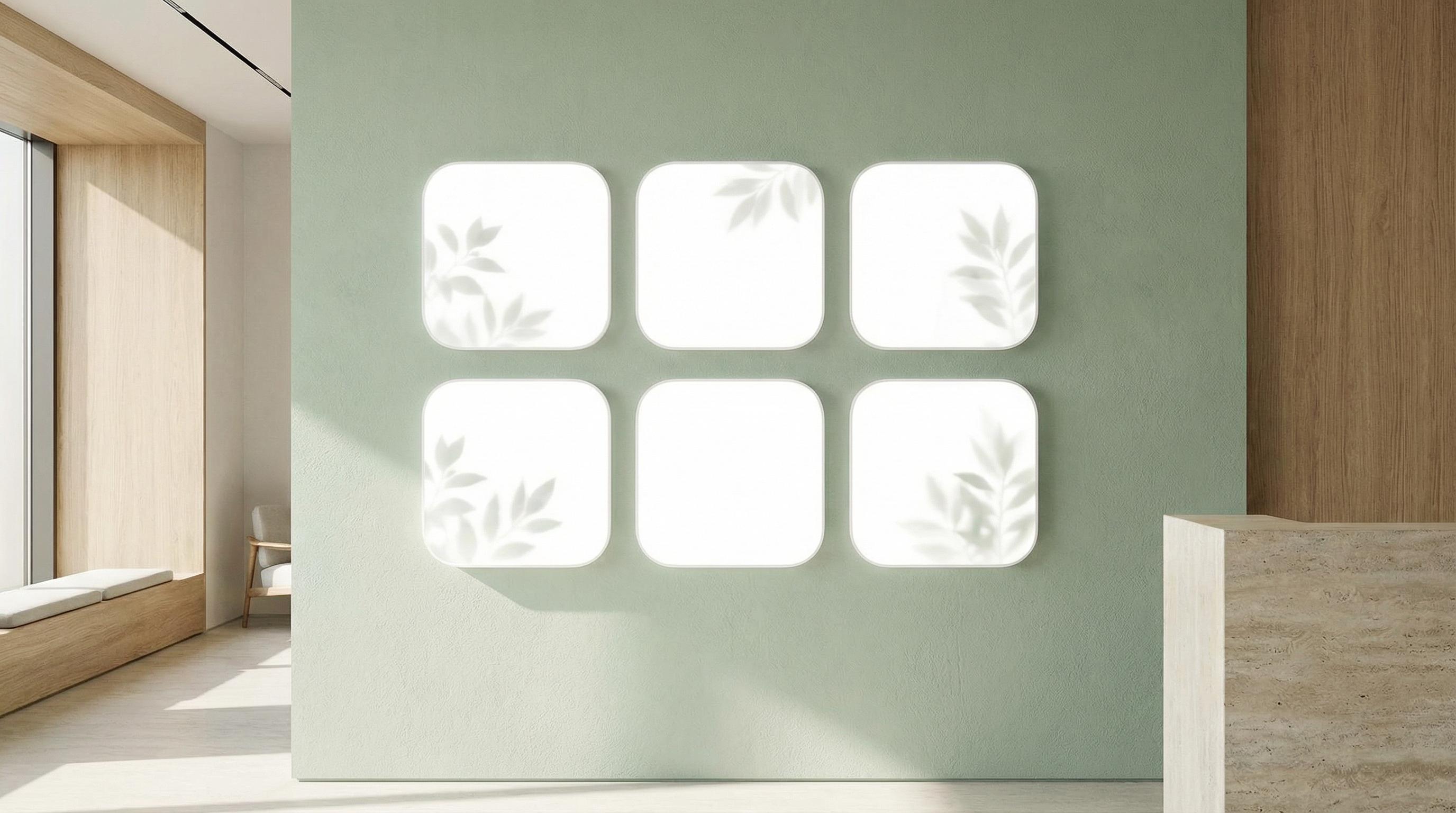 寸止挑战合作植物品牌Logo墙